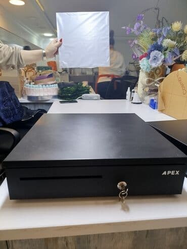 Kassa aparatları: APEX kassaya aid metal pul çekmecəsi - Rəng: qara - Korpus: möhkəm — 2