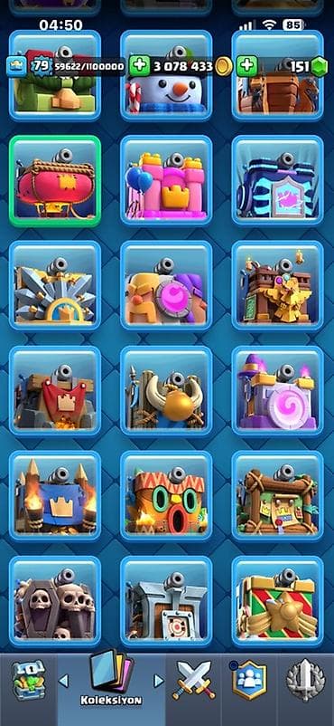 Kişi ayaqqabıları: Clash Royale hesabı – CARVİZ Klanda satılır - Kral səviyyəsi: 79 - — 4