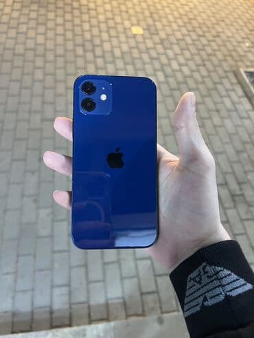 IPhone 12, 128 GB, Göy, Simsiz şarj, Face ID