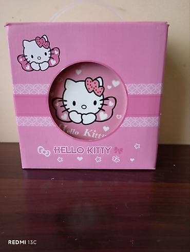 hello kitty oyuncaq: Nahar dəsti, rəng - Çəhrayı, Keramika — 1