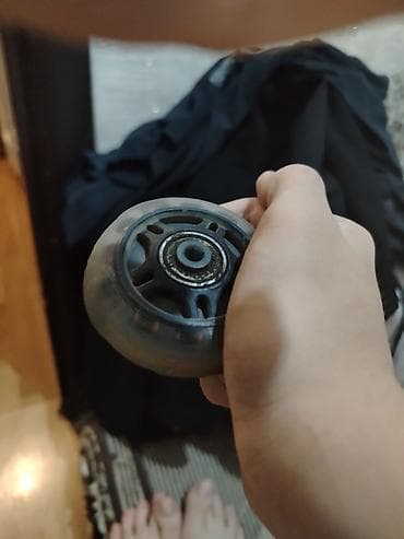 Inline təkərli konki (roller skates) - Rəng: qara-qırmızı - 4 — 3