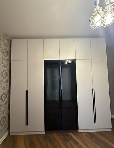 İşlənmiş, 4 qapılı, Siyirməli, Ağ, Açılan, Düz dolab