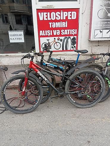 Salam hərkəsə. Hər növ velosipedlərin alışı satışı təmiri mövcuddur