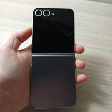 ps4 usb: Samsung Z Flip, 256 GB, rəng - Gümüşü, Barmaq izi — 2