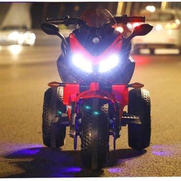 maşınlar uşaq üçün: 3 təkərli elektrik motosikleti yüksək səviyyəli idman versiyası — 2