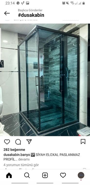 dush kabinalari: Hamam aksesuarları, dolab, vanna,cambalkon,  kabin, arakesme ve — 2