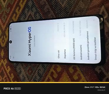 poco c61: Poco F3, 256 GB, rəng - Gümüşü, Sensor — 4