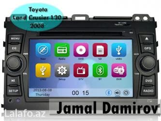 toyota rav4 monitor: Toyota land crusier 120 2008 üçün dvd-monitor, dvd-монитор для toyota — 1