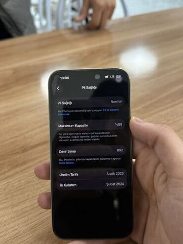 iphone 11 pro max ucuz: IPhone 15 Pro, 128 GB, Gümüşü, Face ID — 3