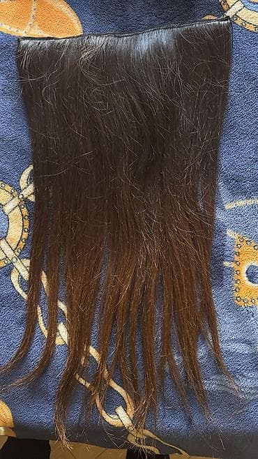 Kosmetika: Taxma saçlar, Təbii, İşlənmiş — 2