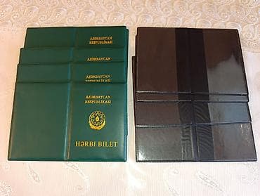 Степлеры: Hərbi bilet üçün üzlük. - 9 ədəd - Yaşıl rəngdə, üzərində “Azərbaycan at lalafo.az — 4 Степлеры: Hərbi bilet üçün üzlük. - 9 ədəd - Yaşıl rəngdə, üzərində “Azərbaycan — 4