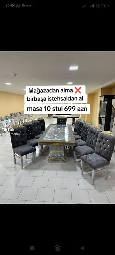 Для гостиной, Новый, Нераскладной, Прямоугольный стол — 1
