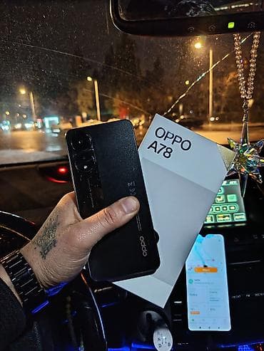 Oppo A78 5G, 256 GB, rəng - Qara, Sensor, Barmaq izi, İki sim kartlı lalafo.az -da Oppo A78 5G, 256 GB, rəng - Qara, Sensor, Barmaq izi, İki sim kartlı