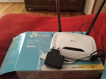 karella satilir: TP-Link TL-WR841N 300 Mbps WiFi Router (yaxşı vəziyyətdə) 1ay isdiyib — 3