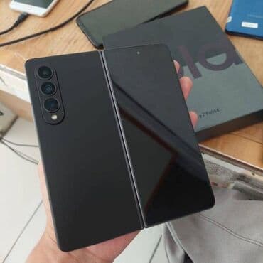 z fold 3 qiymeti: Samsung Z, цвет - Черный, Сенсорный, Отпечаток пальца, Беспроводная зарядка — 1