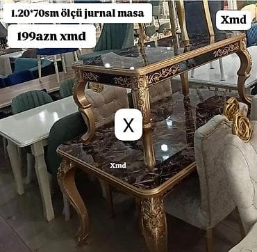 Düz masa, Açılmayan, Təkərsiz — 1