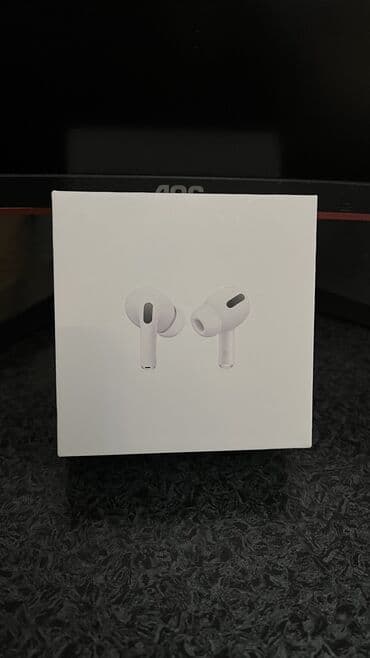 airpods pro: Yeni Simsiz (Bluetooth) Qulaqcıqlar, Apple, rəng - Ağ — 1