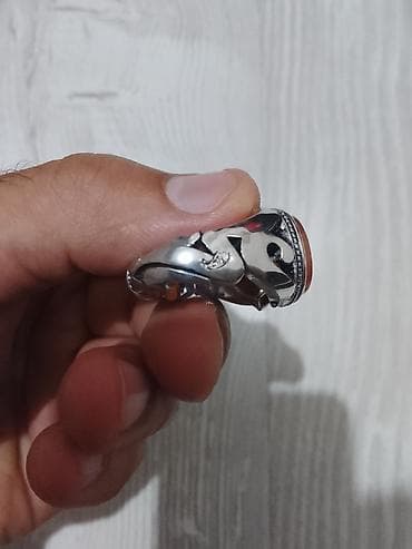 zikr ring: Üzük, Gümüş, Əqiq — 4