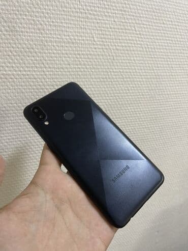 samsung telfonlari: Samsung Galaxy A10s, 32 GB, rəng - Qara, Barmaq izi — 1