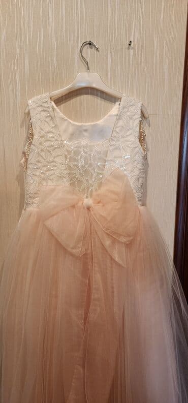 şifon donlar 2023: Uşaq üçün ziyafət/libas paltarı - Brend: Monita (asqıda göstərilir) - — 3