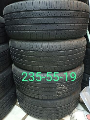 qazan disk: Təkər 235-55-19 əla vəziyyətdə mantaj balans hədiyyə — 1