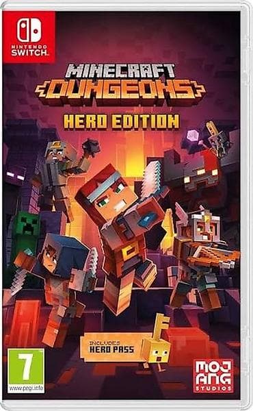 switch: Məhsul: Nintendo Switch oyunu – Minecraft Dungeons: Hero Edition — 1