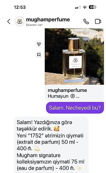 Bədənə qulluq: Mugham – Humayun Eau de Parfum - Brend: Mugham - Model: Humayun - — 2