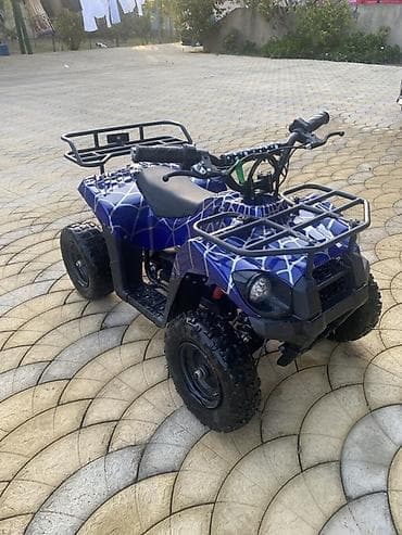 elektrik maşınlar: Uşaq üçün elektrik ATV (kvadrosikl) - Rəng: mavi, “hörümçək toru” — 6