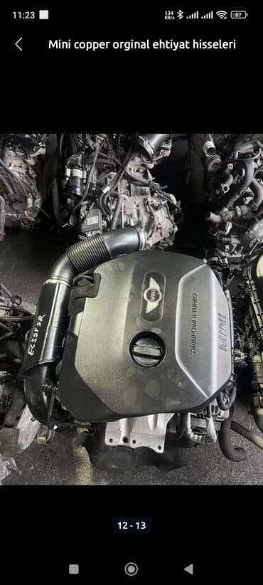 mini mator: Mini Cooper avtomobilləri üçün nəzərdə tutulmuş mühərrik. Turbo — 2