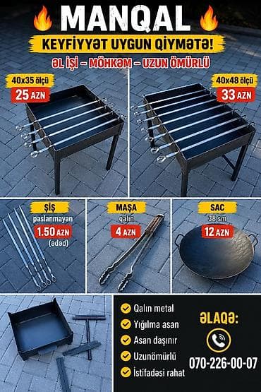istilik pec: Manqal, Kömür, Yeni, Şişli — 1