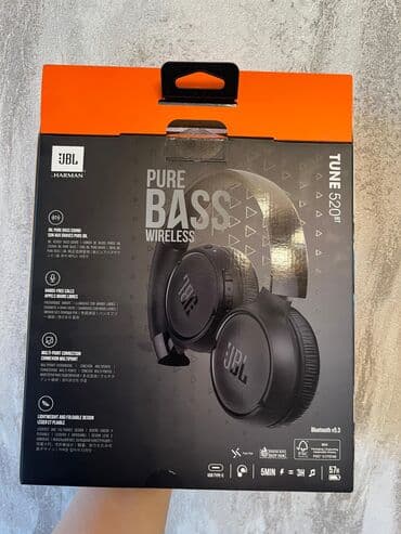 qulaq aparatinin satisi: Yeni Simsiz (Bluetooth) Qulaqcıqlar, JBL, rəng - Qara — 3