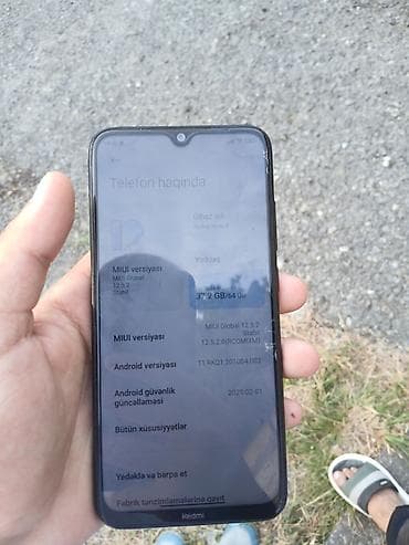 Xiaomi 64 GB, rəng - Qara, 
 Barmaq izi