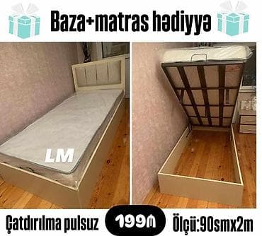 intex matras: Açılan çarpayı, yataq dəsti ilə birlikdə. Yatağın altında əlavə — 1
