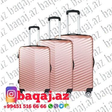 купить чемодан на колесах: S-65azn M-95azn L-125azn Muxtelif kampaniyalar — 1