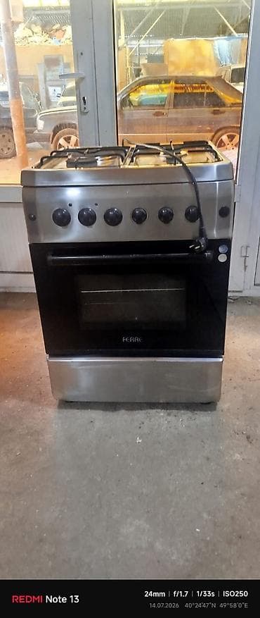 mini pec: Ferre markalı qaz plitəsi və qaz sobası - 4 gözlü qaz plitəsi – hər — 1