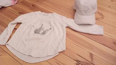 şaxta baba torbası: Uşaq geyim dəsti paketi 1) Yumşaq flis pijama dəsti – südlü qəhvəyi — 5