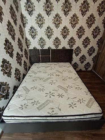 матрас 200 на 200: Iki nəfərlik çarpayı və döşək dəsti matras tam ortopedikdir sokulub — 1