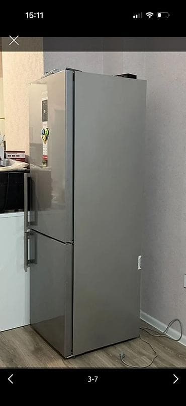 iphona 8: 2 qapılı Yoshiro Soyuducu Satılır, rəng - Gümüşü — 3