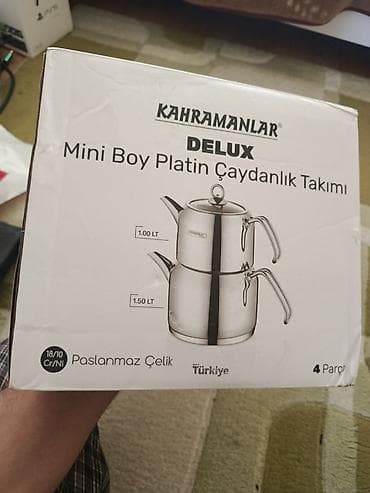assa cayinin terkibi: Yeni, rəng - Gümüşü, Dəm caydanı, 1 l, Türkiyə — 6