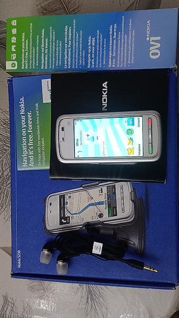 nokia n95: Nokia 5230, < 2 GB Memory Capacity, rəng - Mavi, Zəmanət, Düyməli, Sensor — 1
