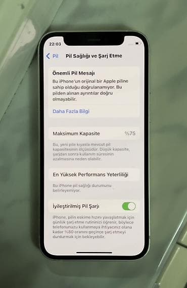 iphone bərdə: IPhone 12 mini, 128 GB, Ağ, Face ID — 2
