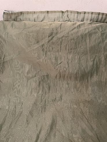 Pledlər: Yaşıl rəngli pərdə parçası – naxışlı jacquard toxuma - Rəng — 2