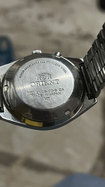 обручальные кольца баку: Б/у, Наручные часы, Orient, цвет - Серебристый — 2