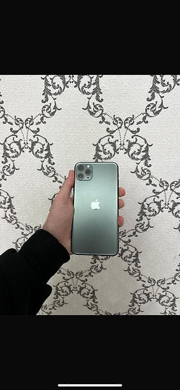 pc ekran: IPhone 11 Pro, Yaşıl, Face ID — 1