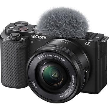 sony mp3: Sony ZV-E10 vlog kamerası + 16-50mm f/3.5-5.6 PZ OSS obyektiv — 1