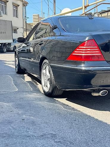 l200 disk: Mercedes-Benz S-Class (W220), s350 qara sedan Xüsusiyyətlər: - Kuzov — 3