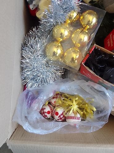 2ci el yolka: Məhsul: LED işıqlı süni Yeni il şam ağacı + bəzək dəsti 050 670 15 12 — 5