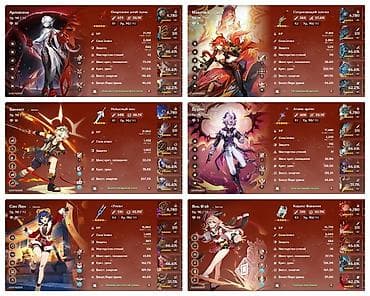surucu iş: Срочно | Аккаунт Genshin Impact | 60 РП | 58×5★. 28 персов, 11 оружия — 3