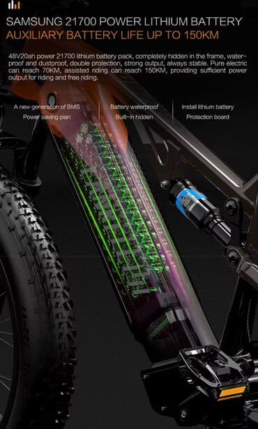 elektronik gitar: Yeni Elektrik velosipedi 26", sürətlərin sayı: 8, 750 < Vt, Ünvandan götürmə — 10