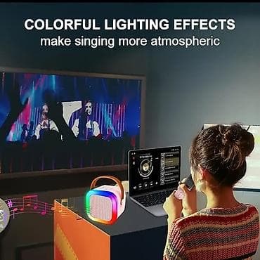 ucuz tv box: • SİFARİŞLƏ GƏTİRİLİR 🛍️ • Portativ Karaoke Dinamik Seti – HD Stereo — 3